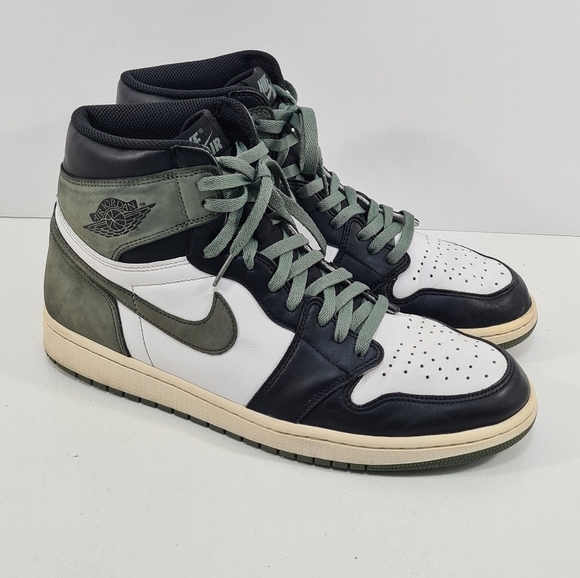 Air Jordan 1 Retro High OG “Clay Green” 2018 555088-135 Men’s Size 13 Sneakers - Picture 1 of 14